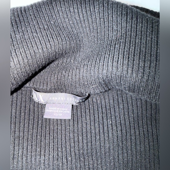 Armani Exchange Black and White Patterned Bomber Jacket - Picture 3 of 4